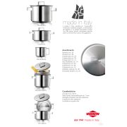 Tigaie cu capac  DESIGNPLUS 24 cm 2 manere