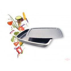 Tava pentru cuptor, cu capac 29,5x19cm