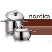 Cratiță NORDICA 20 cm 2.5 l  cu capac din sticla! /LICHIDARE STOC!