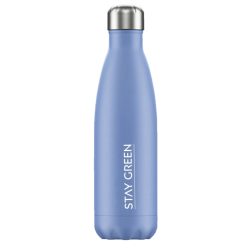 Termos inox Albastru, cu perete dublu 350 ml