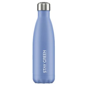 Termos inox Albastru, cu perete dublu 500 ml