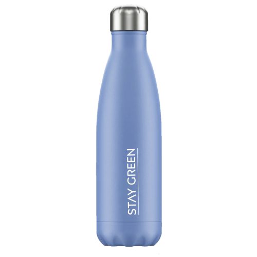 Termos inox Albastru, cu perete dublu 500 ml