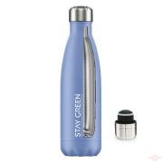 Termos inox Albastru, cu perete dublu 500 ml