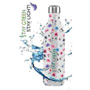 Termos inox Floral, cu perete dublu 500 ml