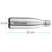 Termos inox Floral, cu perete dublu 500 ml