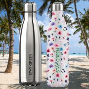 Termos inox Floral, cu perete dublu 500 ml