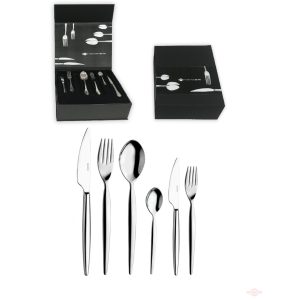 Set tacam Sciara, Inoxriv, 72 piese, cutie lux