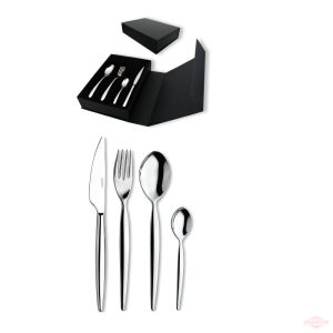 Set tacam Sciara, Inoxriv, 48 piese, cutie lux