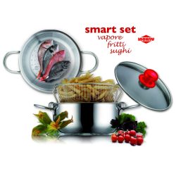 Eatitaly Smart set pentru gatit la aburi 
