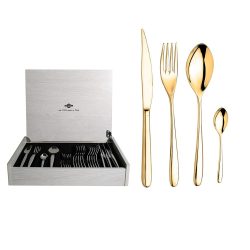 Novecento Pvd Oro set 24 piese, cutie lemn STOC LIMITAT!